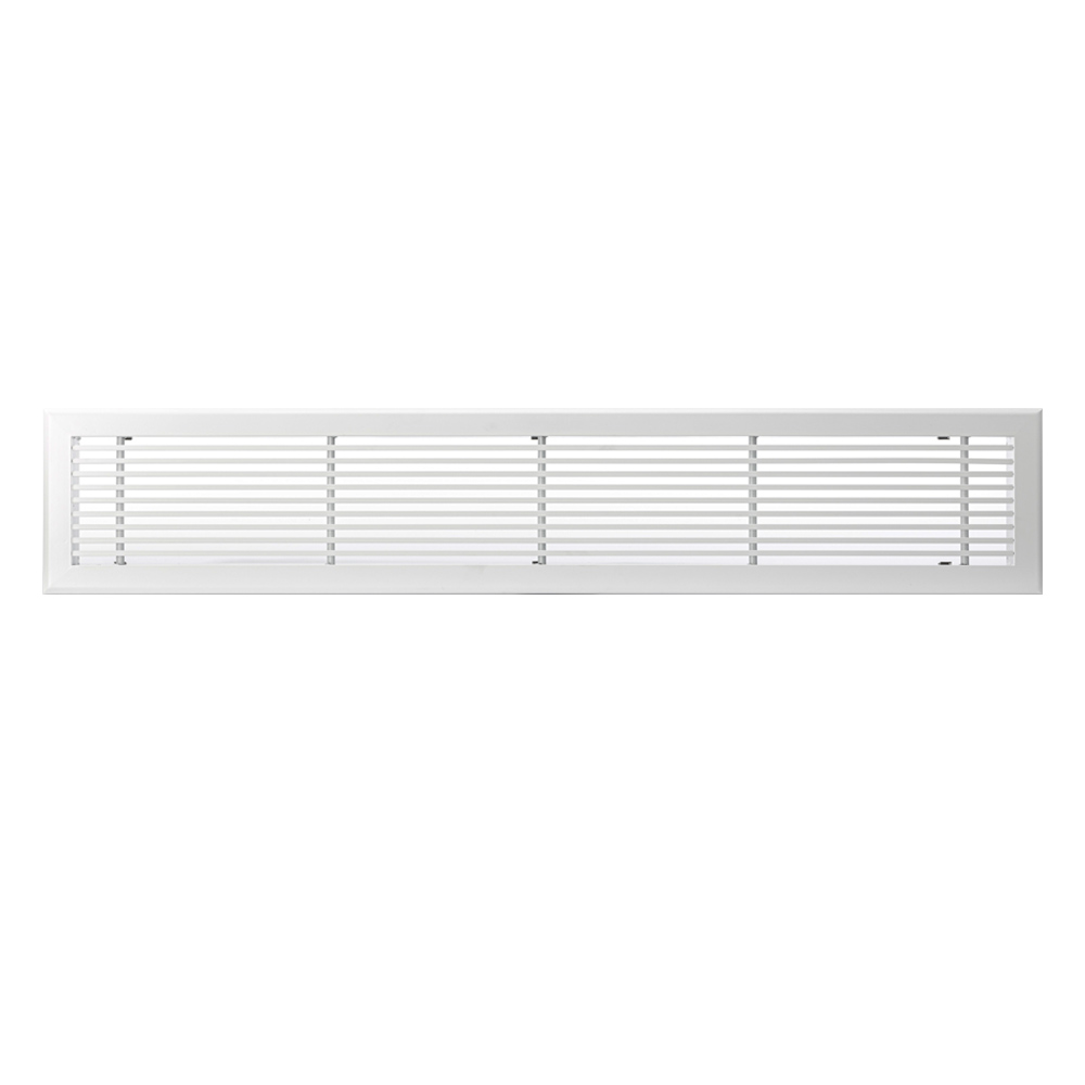 Baillindustrie - Grille soufflage linéaire ailettes fixes - Dimensions grilles GSL800X150